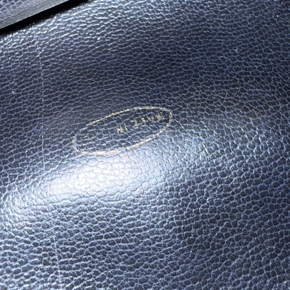 Vintage Chanel Caviar Navy Blue 24k Gold plated hardware Drawstring Bucket Bag - Picture 14 of 14